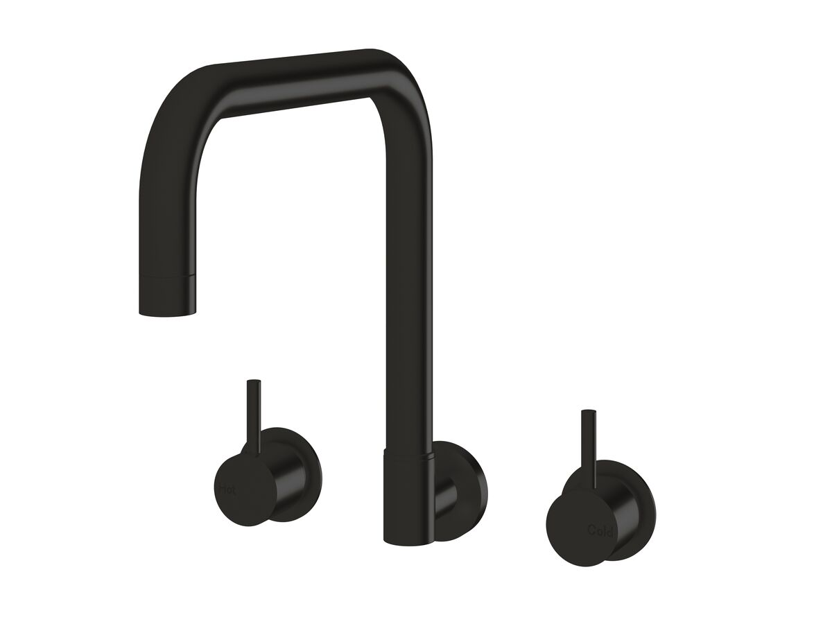 Hero - Sussex Scala Wall Spa Set Square LUX PVD Matte Opium Black