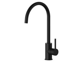 Hero - Posh Bristol Pin Gooseneck Sink Mixer Tap Matte Black (4 Star) Lead Free