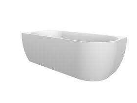 Posh Solus Back To Corner Freestanding Bath 1700mm Left Corner