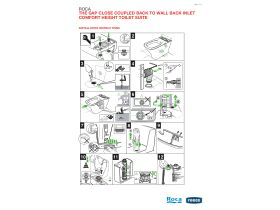 Installation Instructions - Roca The Gap Close Coupled Back to Wall Back Inlet Comfort Height Toilet Suite White (4 Star) Comfort Height Back Inlet