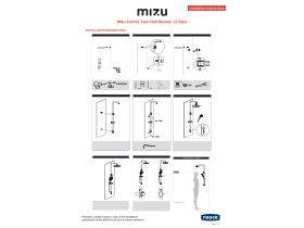 Installation Instructions - Mizu Soothe Twin Rail Shower (5 Star)