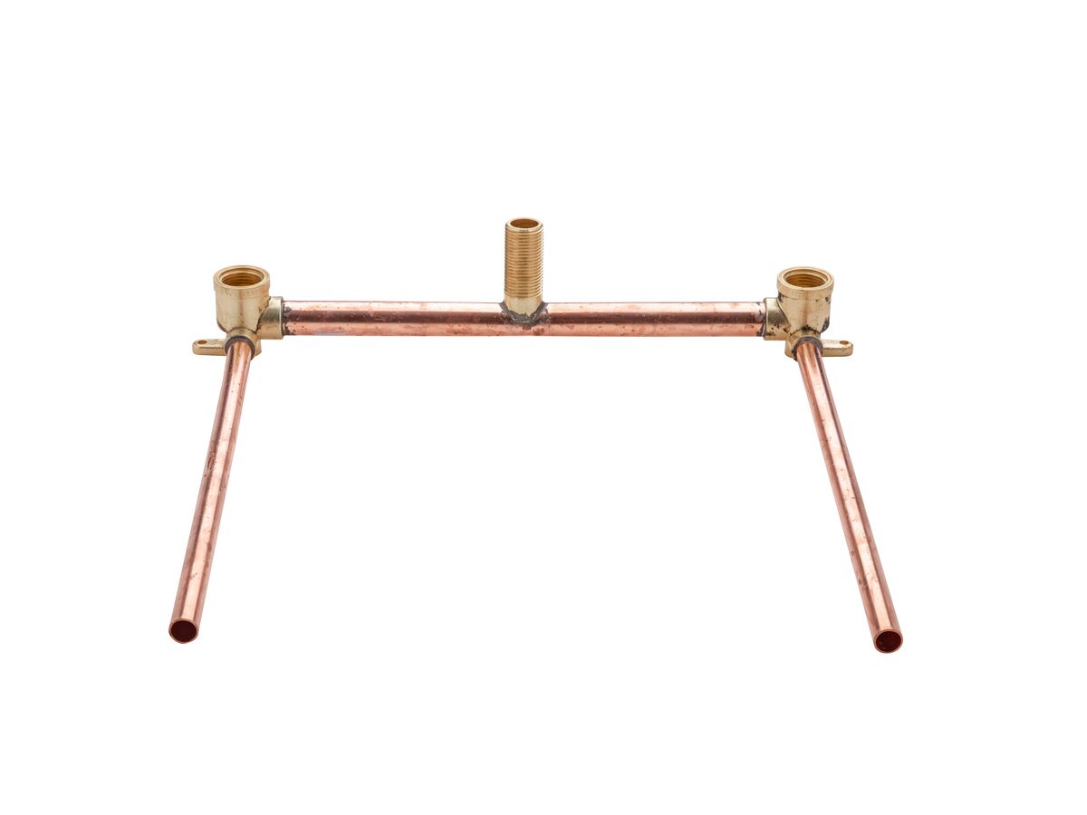 Supporting Image - Dura Ardent Sink Assembly 300mm Centre with 300mm Tails Bottom Entry Lead Free