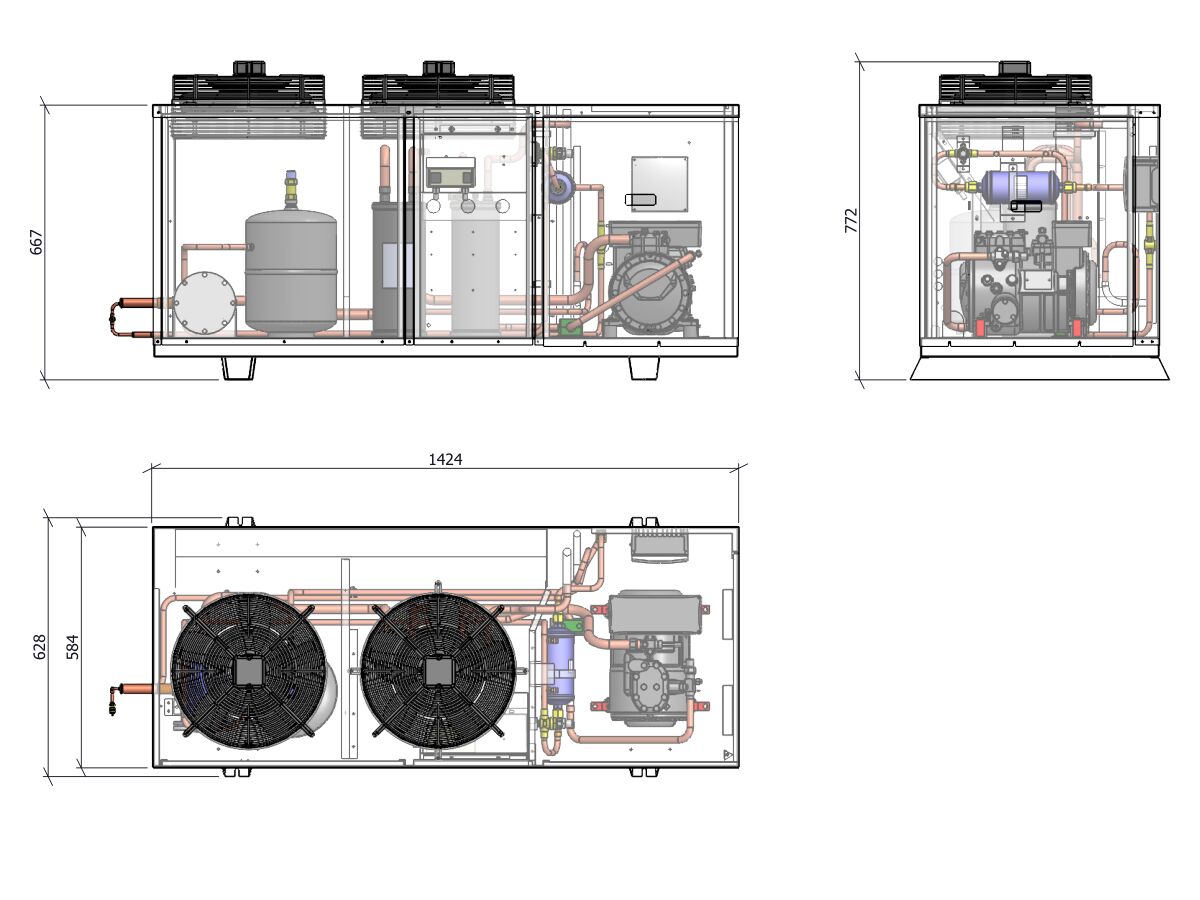 ACPAC Packaged Condensing Unit APS6.0ML2-1