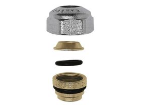 Caleffi Compression Valve Radiator Fitting Adapter Male to 15mm copper