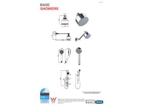 Technical Guide - Base All Directional Shower Chrome (3 Star)