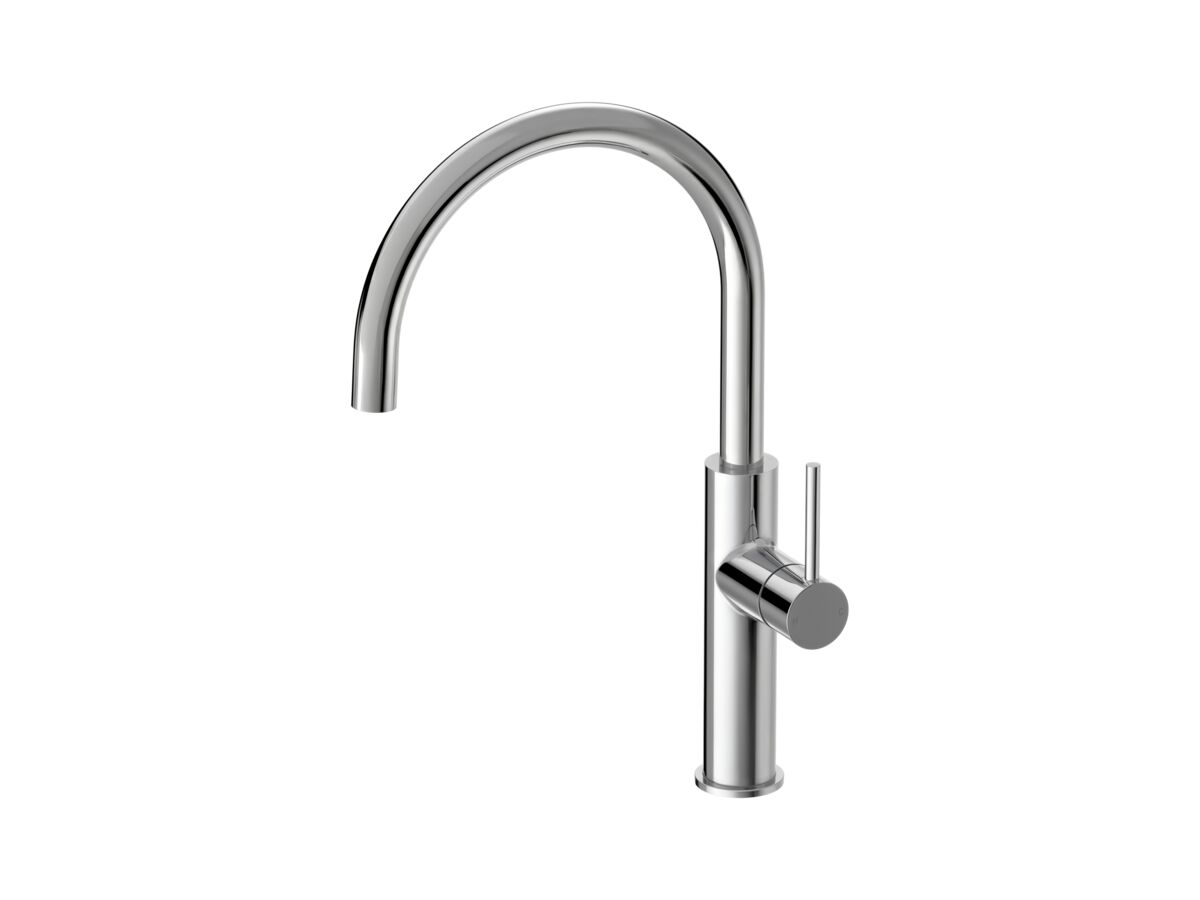 Hero - Mizu Drift Gooseneck Sink Mixer Curve Chrome (5 Star)