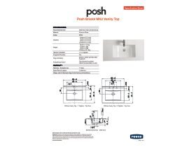 Specification Sheet - Posh Bristol MK2 Vanity Tops