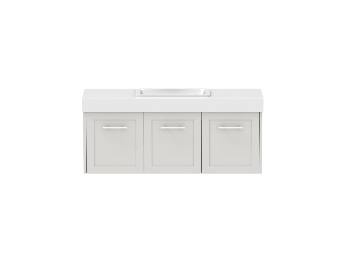 Hero - Kado Lux Ensuite All Door 1200mm Wall Hung Centre Basin 90mm Top