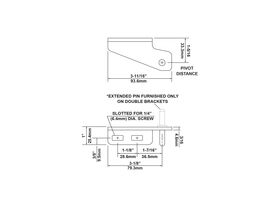 Kason Pivot Bracket Top Right K1556022