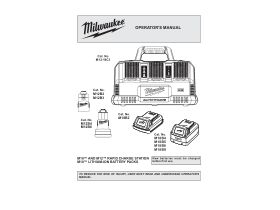 User Manual - Milwaukee M12 and M18 Rapid Charge Station