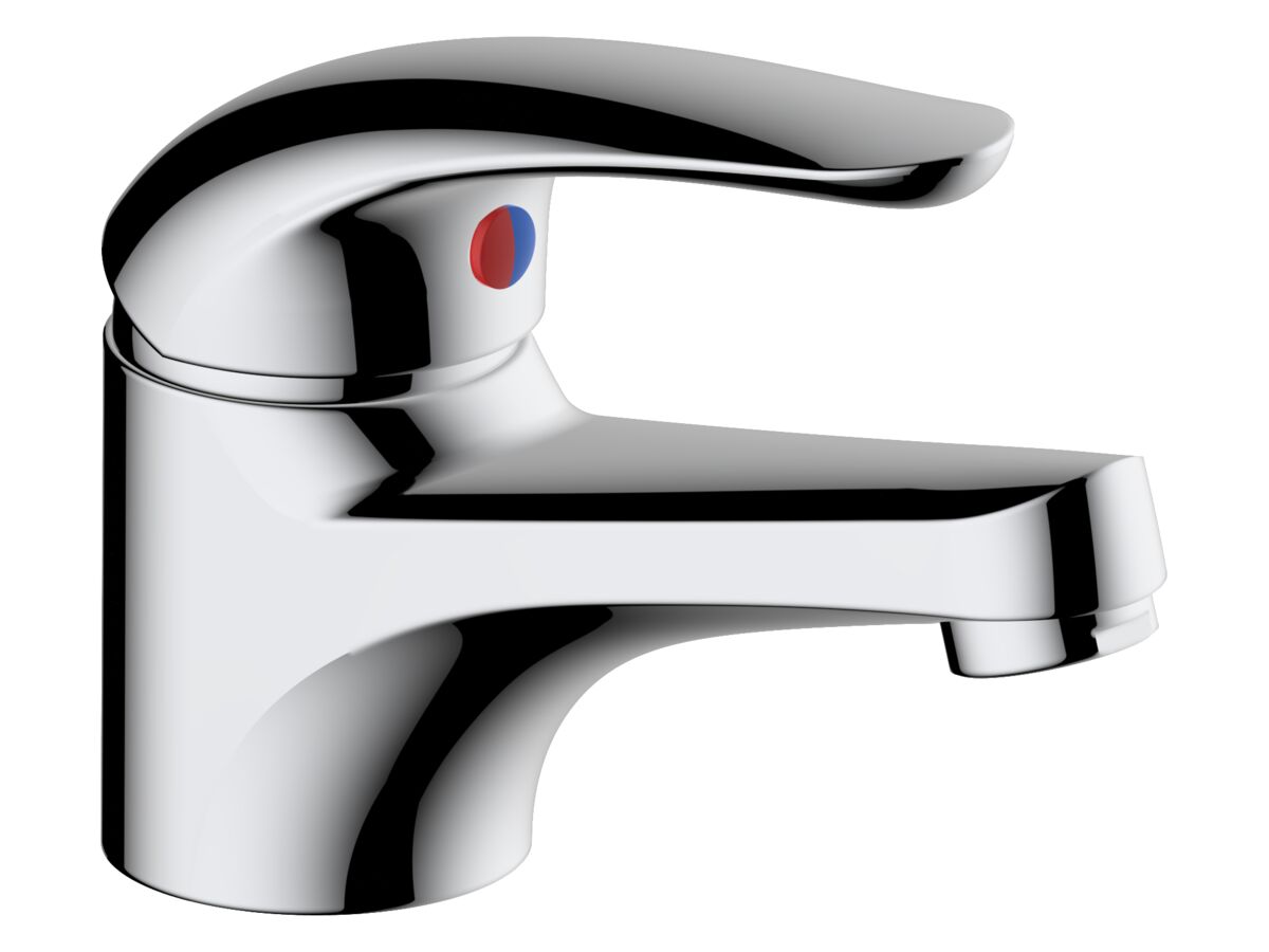 Hero - Posh Bristol Mk2 Basin Mixer Tap All Pressure Chrome (4 Star Mains Pressure, 3 Star Low Pressure) Lead Free