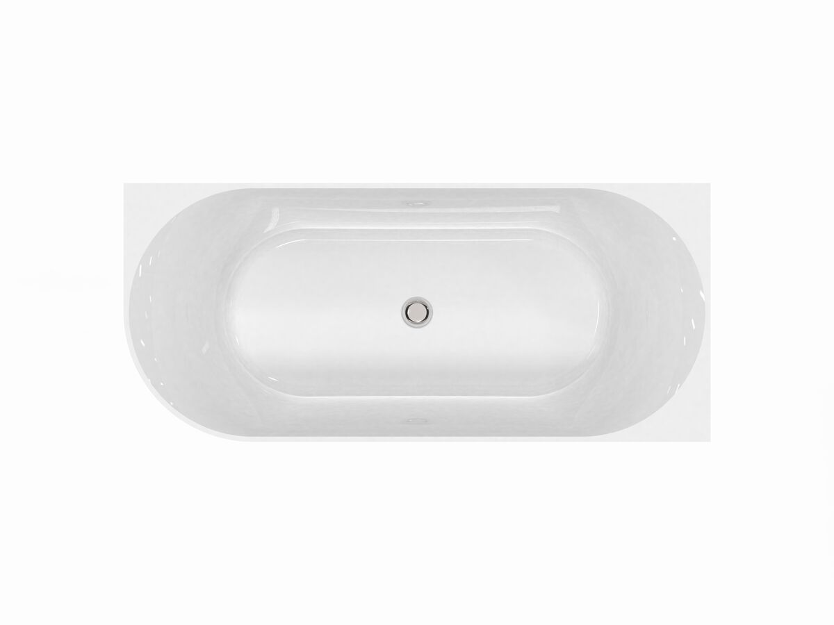 Posh Solus Back To Corner Freestanding Bath 1700mm Right Corner
