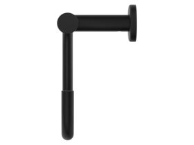 Supporting Image - Mizu Drift Square Guest Towel Holder Matte Black - Side