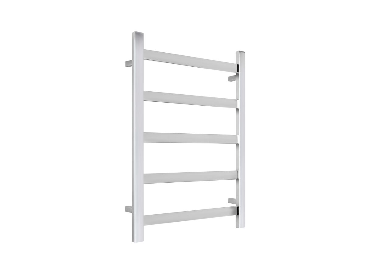 Mizu Bloc MK2 550 x 800mm Heated Towel Rail Low Voltage 24V Polished Stainless Steel