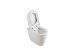 Kado Lux Back To Wall Rimless Overheight Pan with Soft Close Quick Release Seat (4 Star)