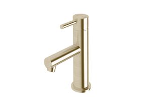 Sussex Scala Mini Basin Mixer Tap LUX PVD Brushed Platinum Gold (5 Star)