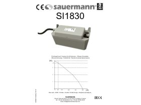 User Manual - Sauermann SI1830 Condensate Pump