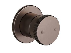 Supporting Image - Faucet Strommen Vara Disc Shower Mixer Tap Trimset Armada Bronze Lead Free