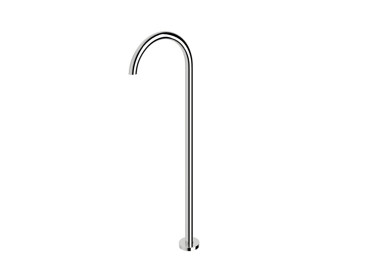 Scala Floor Mount Spout 32 x 830mm Chrome