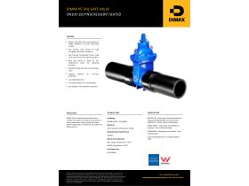 Specification Sheet -DIMAX Resilient Seated Gate Valve with PE Tails