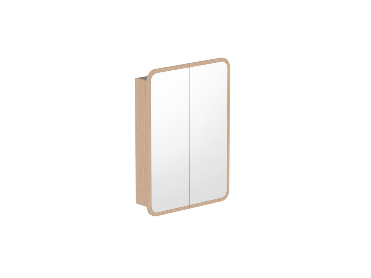 Supporting Image - Kado Lux Framed 2 Door Mirror Shaving Cabinet 600mm x 840mm