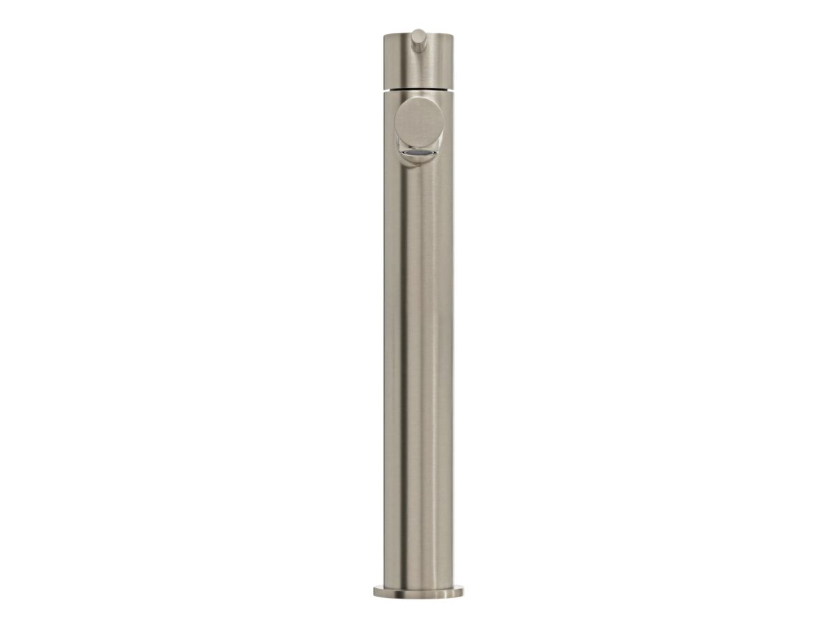 Supporting Image 2 - Mizu Drift Extended Basin Mixer Tap Straight Spout Brushed Nickel (6 Star) Lead Free