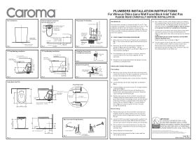 Installation Instructions - Caroma Liano Wall Faced Invisi II Back Inlet Toilet Suite with GermGard White (4 Star)
