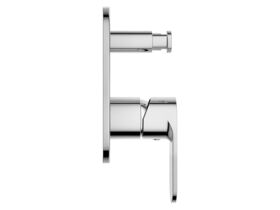 Supporting Image - Mizu Soothe MK2 Shower Mixer with Diverter Kit Chrome - Side