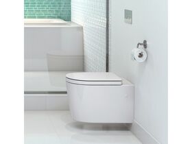 Caroma Liano Invisi II Wall Hung Toilet Suite White (4 Star)