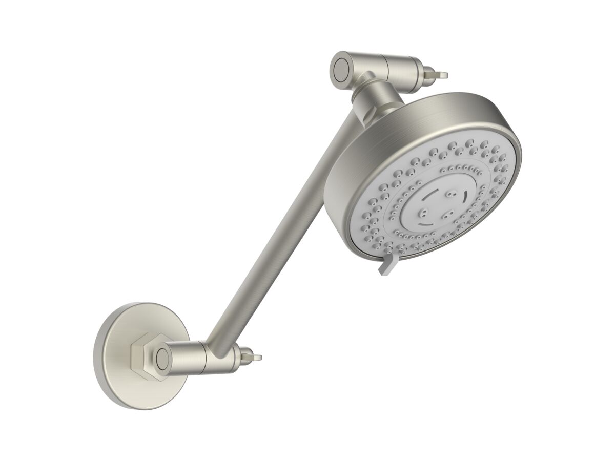 Hero - Posh Bristol MK2 All Directional Shower Brushed Nickel (3 Star)