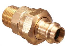 >B< Press Water Male Union 15mm x 1/2" BSP