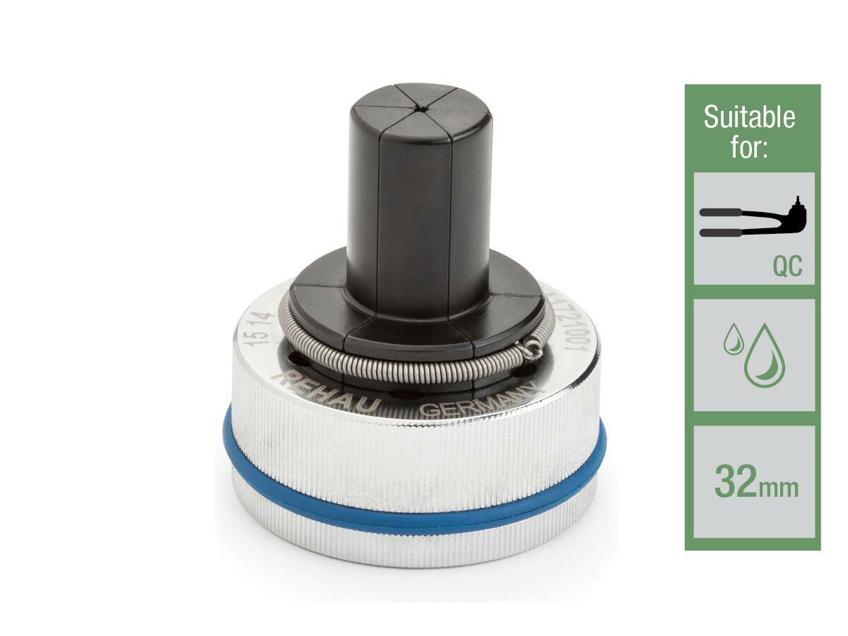 Rehau PE-X Expander Head Quick Change 32mm