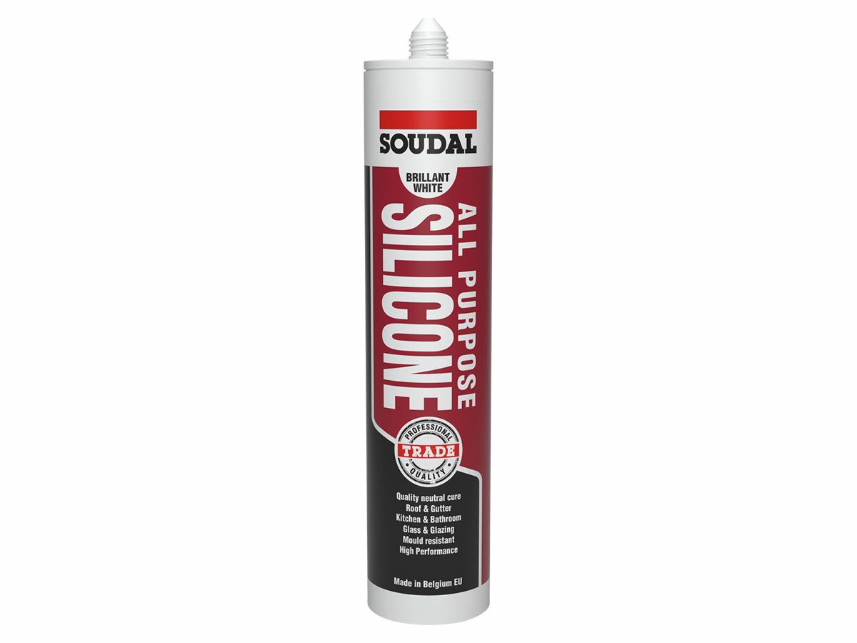Soudal All Purpose Silicone White 300 Grams