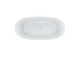 Supporting Image 2 - Kado Lux Freestanding Bath 1500mm x 700mm x 580mm Matte White