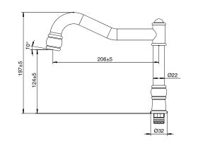 Milli Voir Hob English Sink / Spa Outlet Only (4 Star)