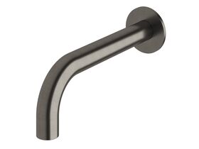 Sussex Pure Wall Bath Outlet 200mm PVD Brushed Gunmetal