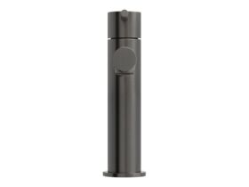 Supporting Image 2 - Mizu Drift Basin Mixer Tap Straight Spout Brushed Gunmetal (6 Star) Lead Free