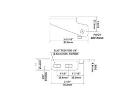 Kason Catridge Bracket Top Right K1556012