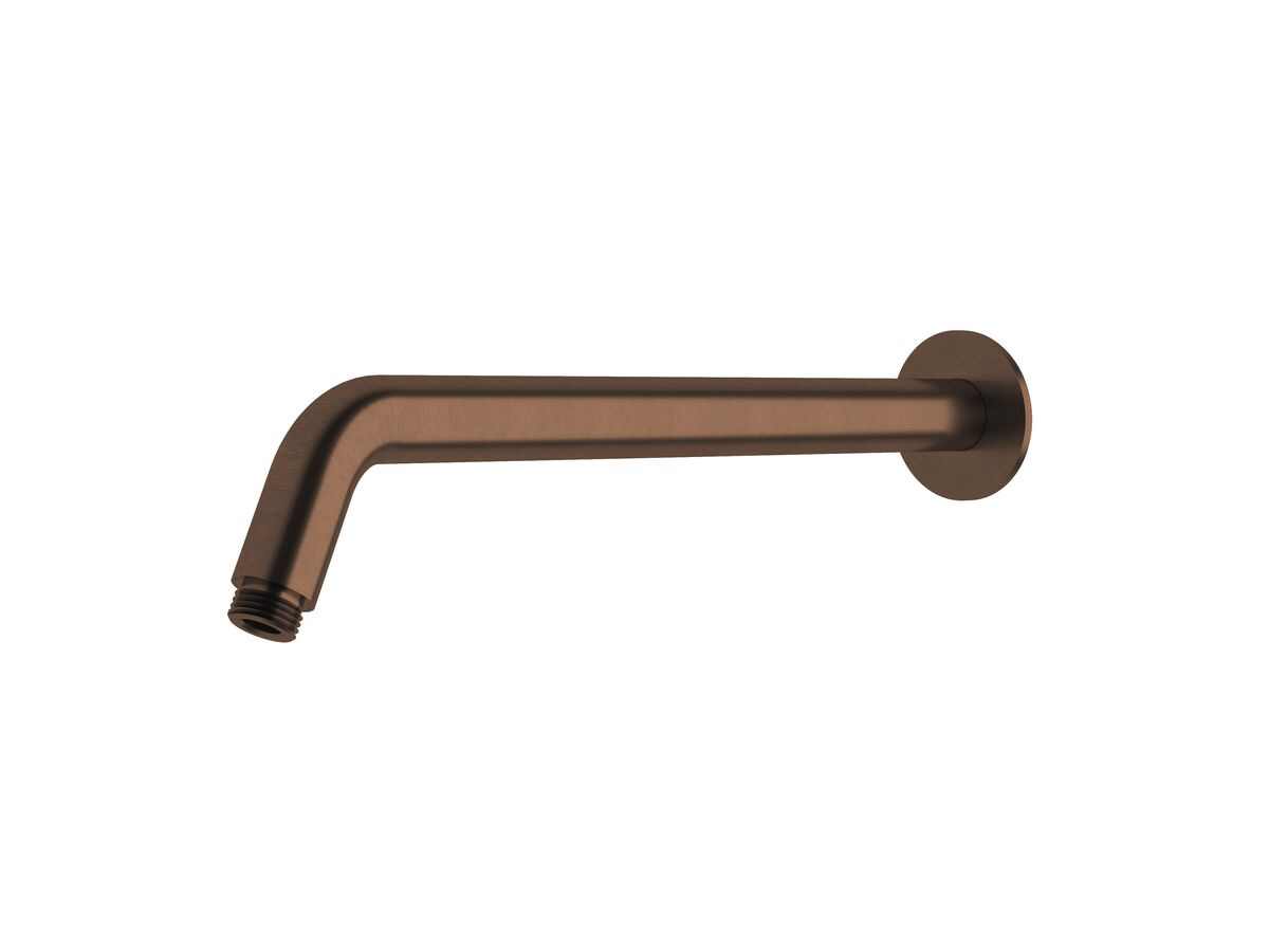 Sussex Pure Horizontal Shower Arm 350mm PVD Brushed Bronze