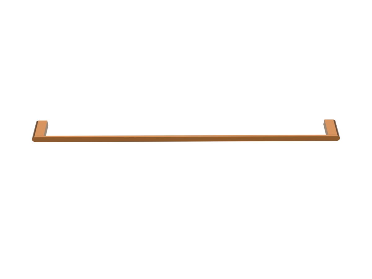 Supporting Image - Mizu Soothe Single Towel Rail 900mm Brushed Bronze - Front