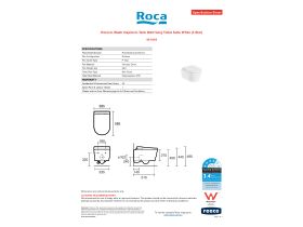 Specification Sheet - Roca In-Wash Inspira In-Tank Wall Hung Toilet Suite White (4 Star)