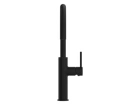 Supporting Image 2 - Mizu Drift Gooseneck Sink Mixer Curve Matte Black (5 Star) Lead Free
