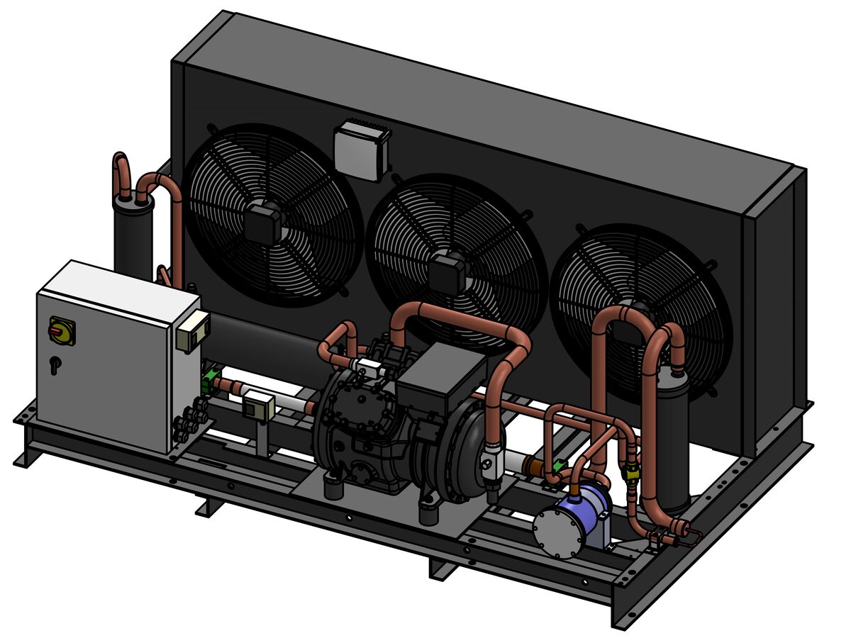 Tecumseh Semi Hermetic EVO Condensing Unit SHT4620ZHR 3 Phase
