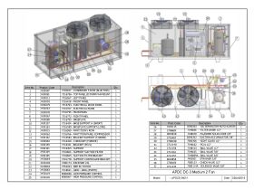 Component Listing - Tecumseh DC-3 8.5KW Medium Two Fan
