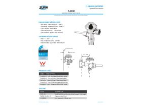Specification Sheet - Zurn