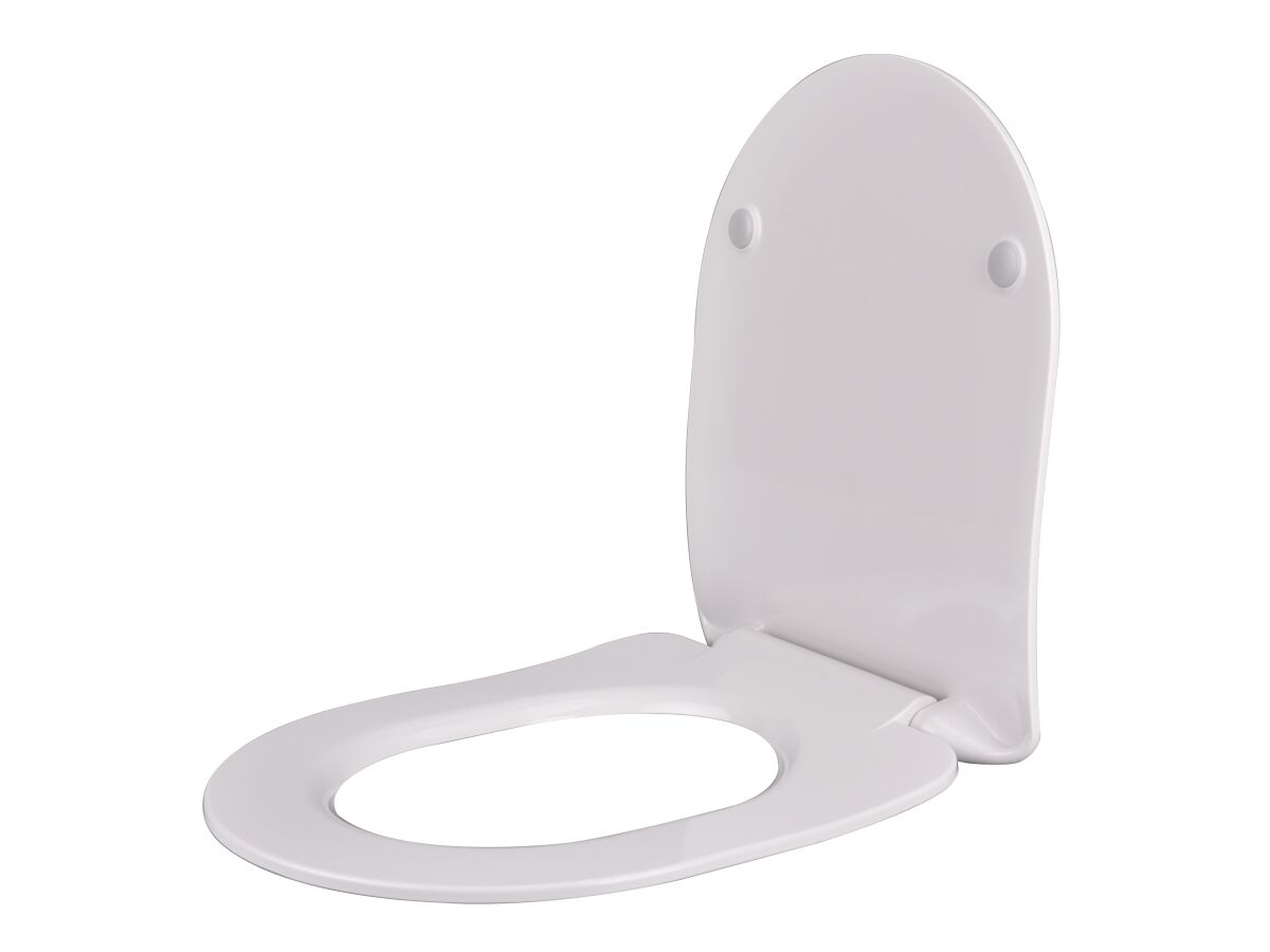 Supporting Image 3  - Kado Lussi Rimless Soft Close Quick Release Seat White