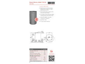 Specification Sheet - Rheem Stellar 80L Stainless Steel Electric Hot Water System