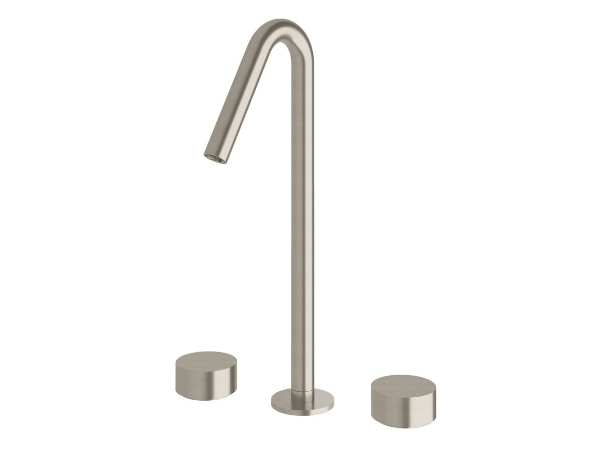 Sussex Pure Vessel Basin Set PVD Brushed Nickel (5 Star)