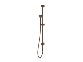 Sussex Pure Single Rail Shower with Wall Water Inlet PVD Brushed Bronze (3 Star)