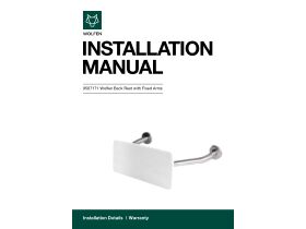 Technical Guide - Wolfen Back Rest With Fixed Arms White and Stainless Steel